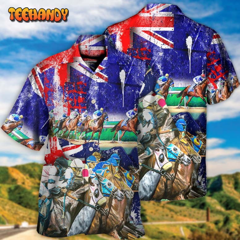 Australia Horse Racing Lover Hawaiian Shirt