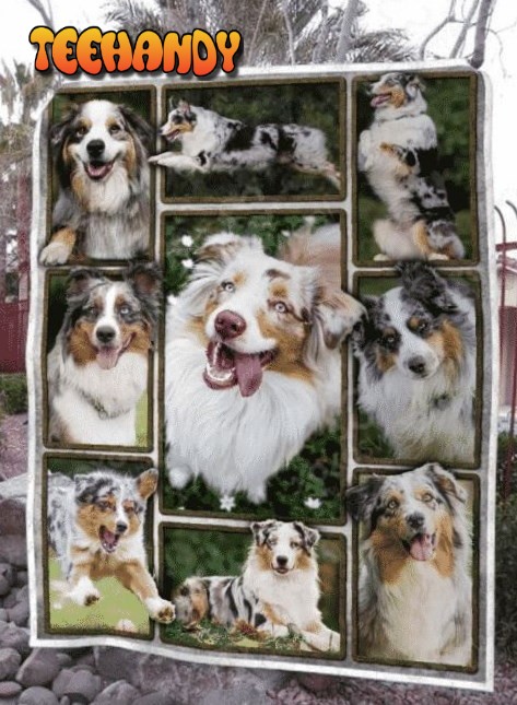 Australian Shepherd No Babe 3D Quilt Blanket