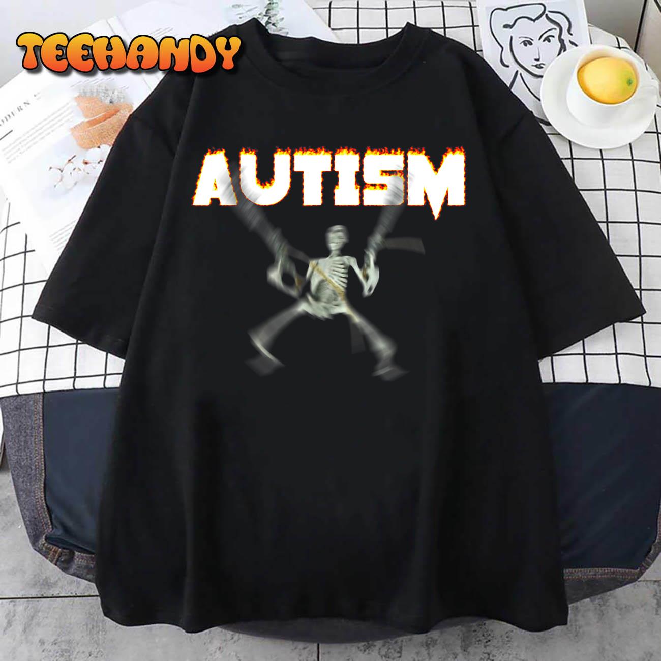 Autism Skeleton Meme T-Shirt