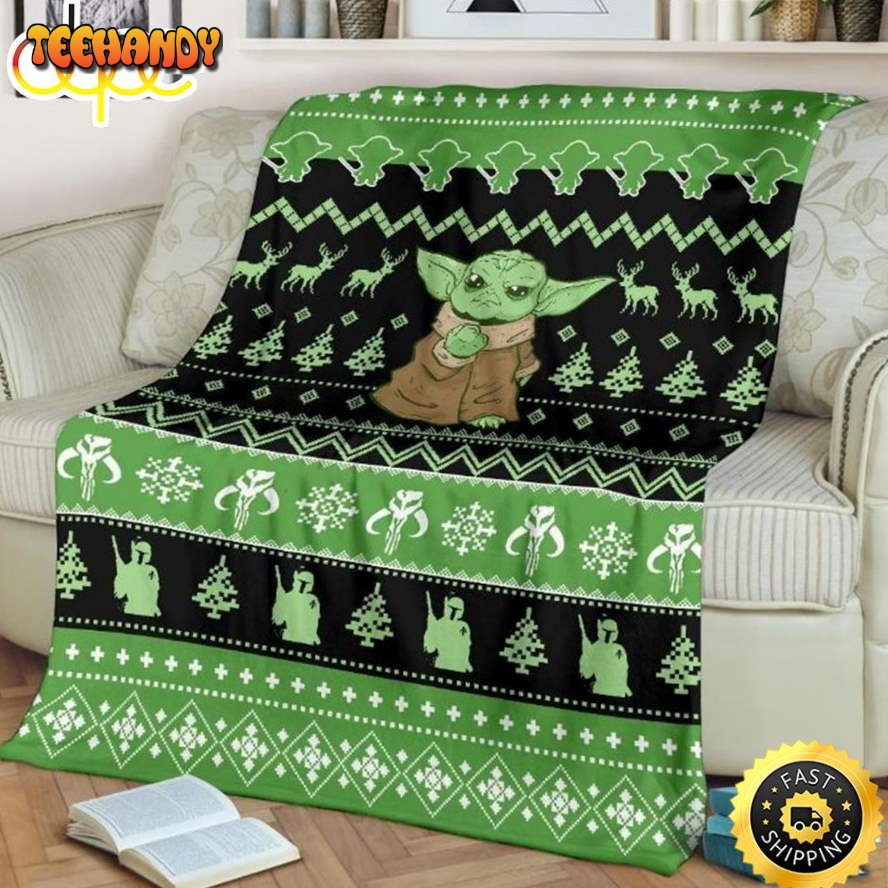 Baby Yoda Star Wars Mandalorian Best Seller Fleece Blanket