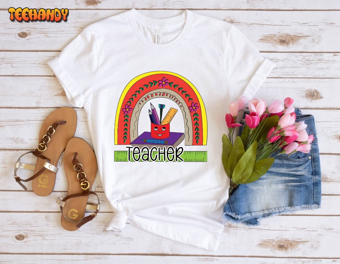 Back to School Teacher T-Shirt, Cute Teacher Shirt, Back to School Shirt