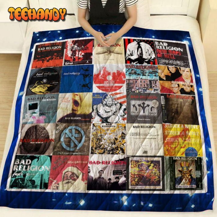 Bad Religion Singles Albums 3D Quilt Blanket