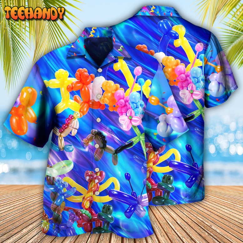 Balloon Modelling Amazing Colorful Hawaiian Shirt