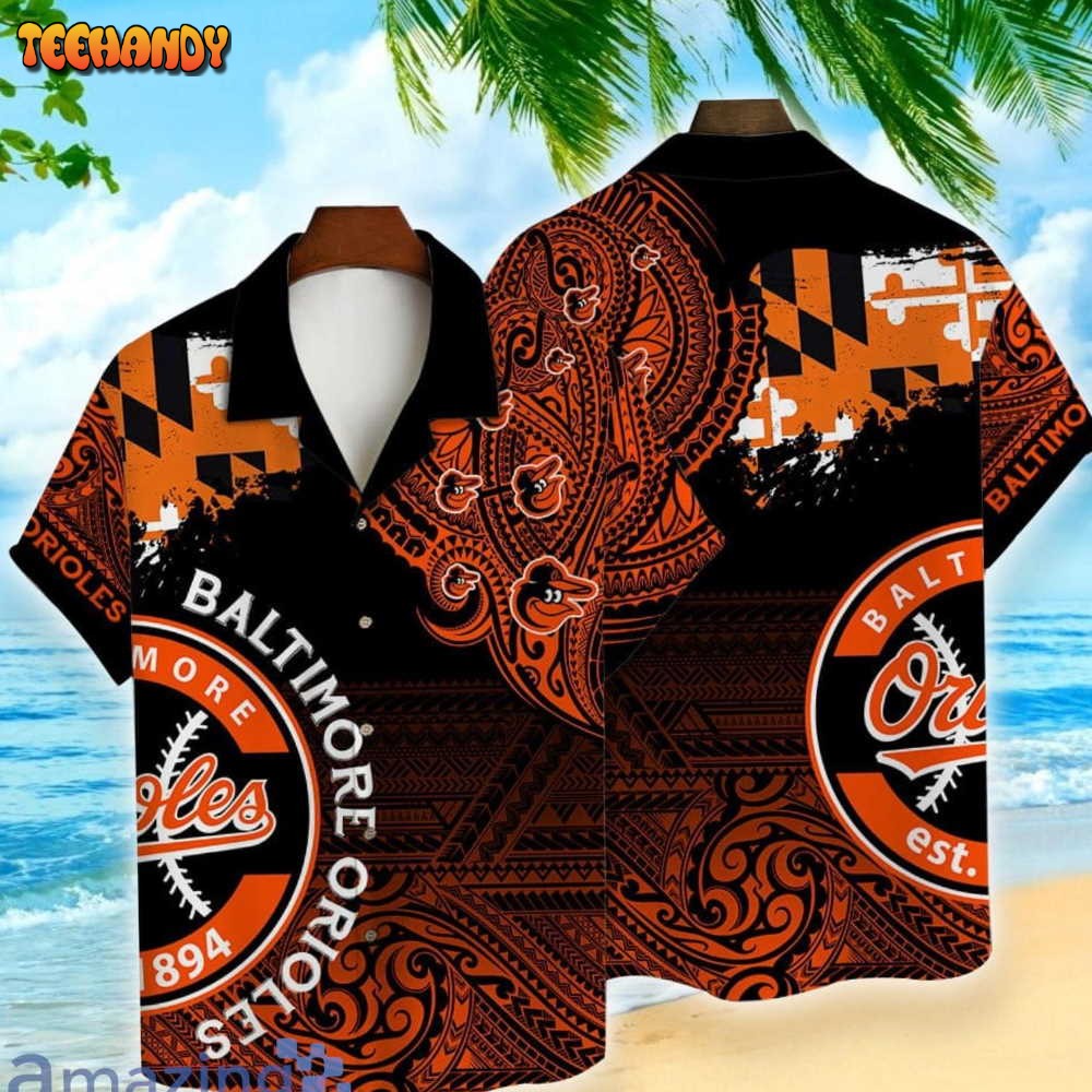 Baltimore Orioles Major League Baseball Hawaiian Shirt