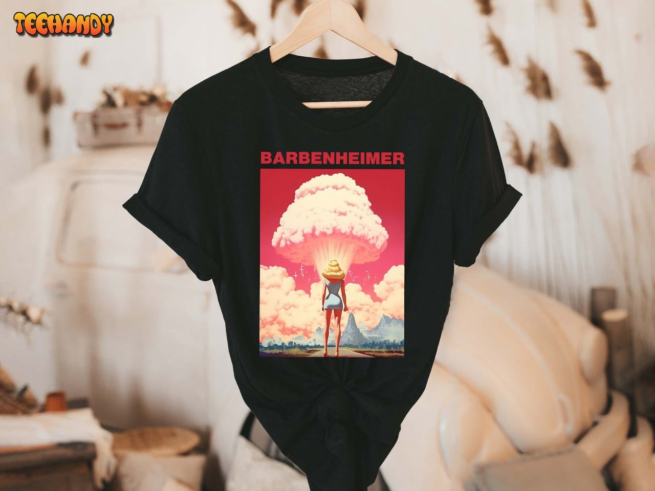 Barbenheimer Shirt, The Destroyer Of World Pink T-Shirt, Barbenheimer Hoodie