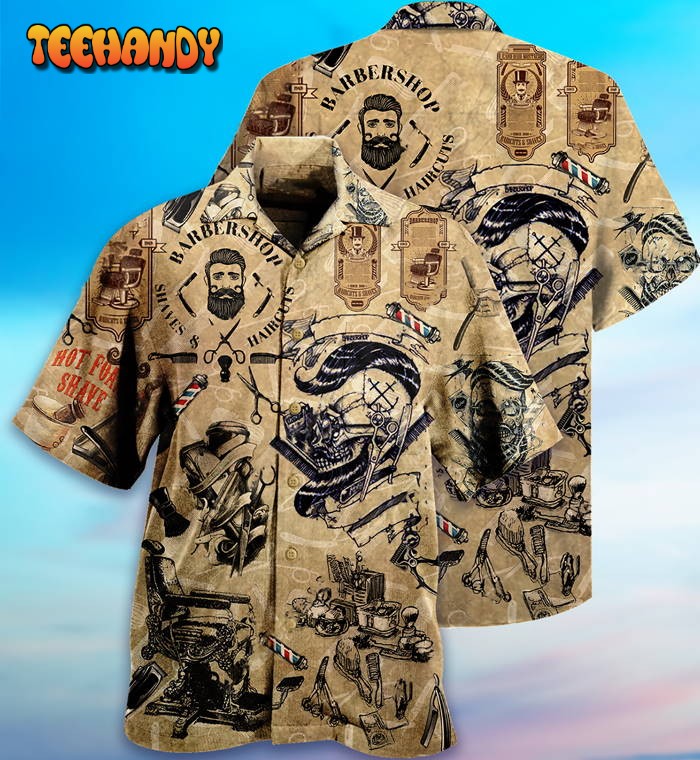 Barber Shop Vintage Style Hawaiian Shirt