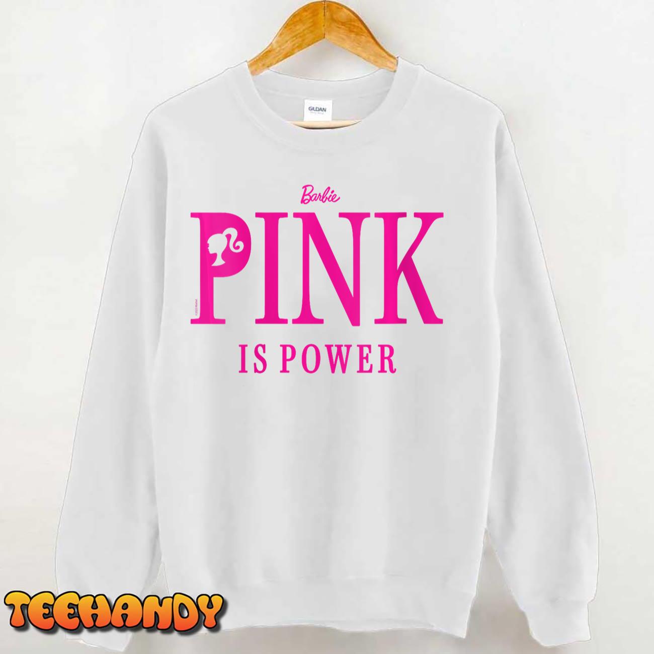 Barbie – Pink Is Power V-Neck T-Shirt