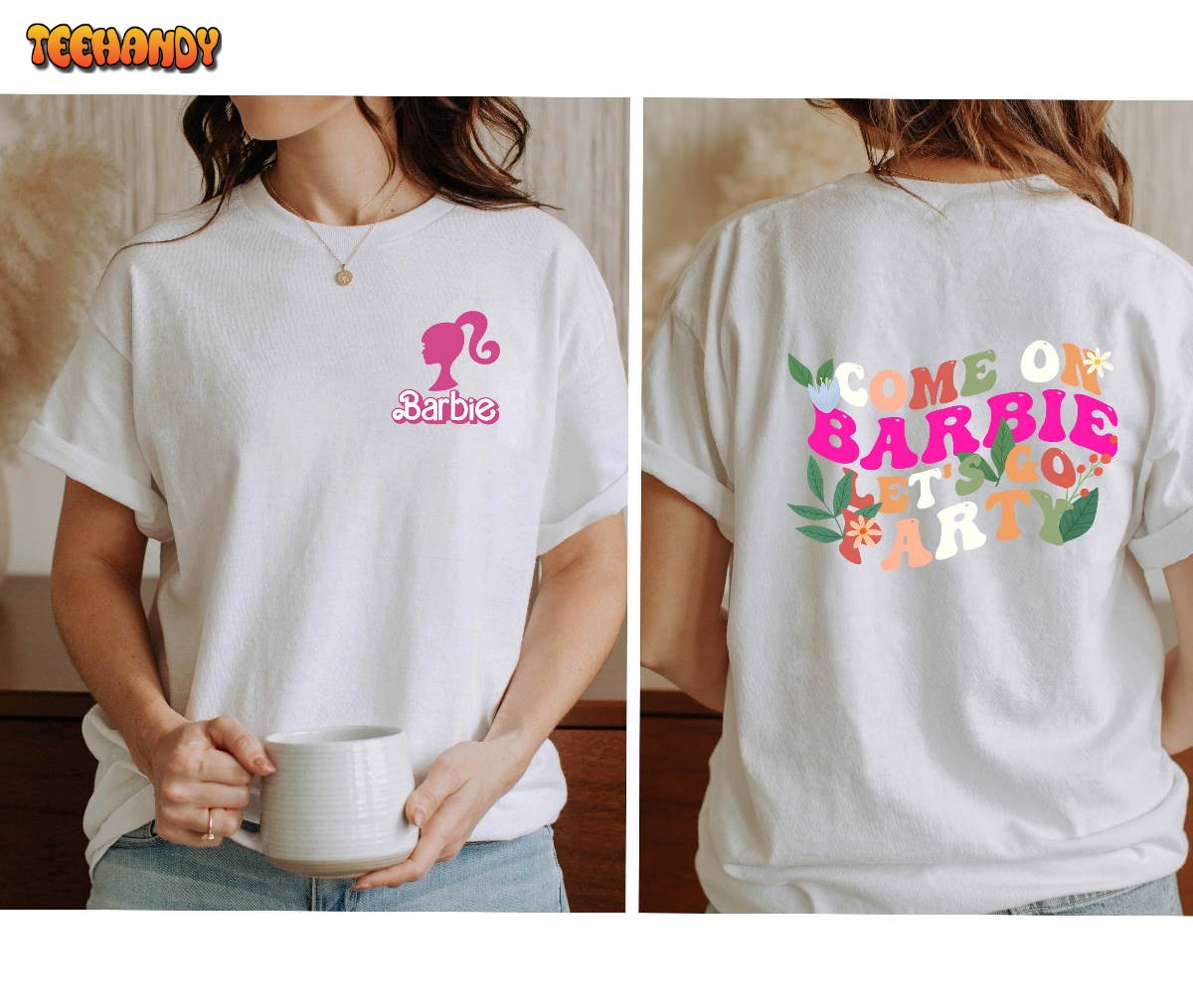 Barbie Barbenheimer Movie Two Side Shirt, Come On Let’s Go Party Shirt