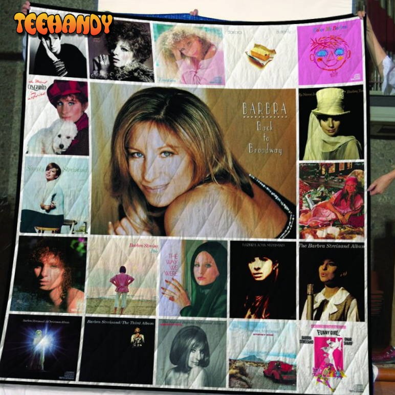 Barbra Streisand Albums 3D Quilt Blanket