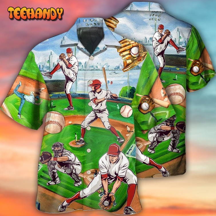 Baseball Is My Therapy Hawaiian shirt