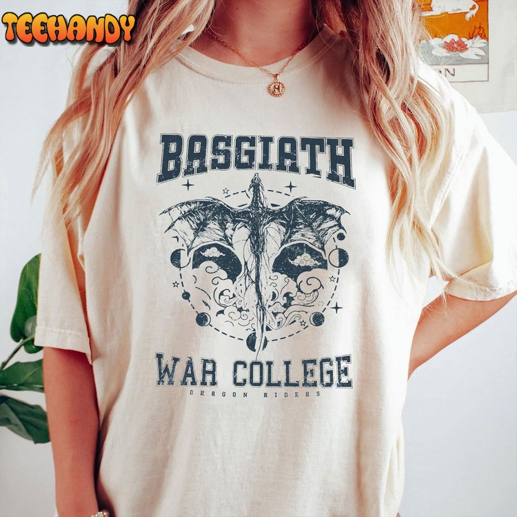 Basgiath War College Shirt  Fourth Wing Shirt Dragon Rider T-Shirt