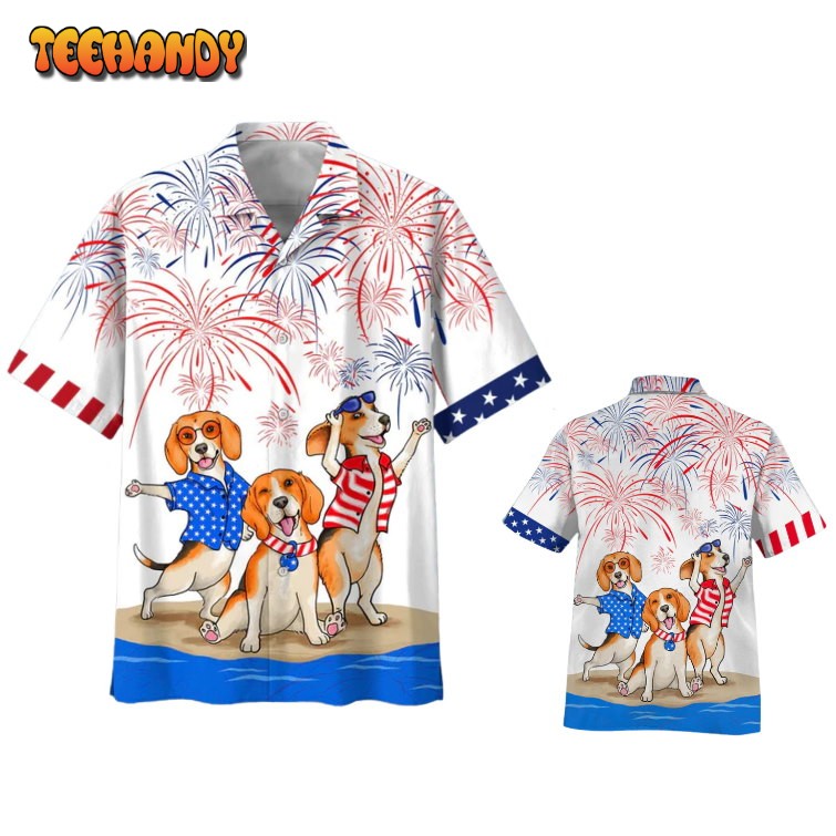 Beagle Hawaiian Shirts Independence Day Is Coming Aloha Beach Shirt Hawaii