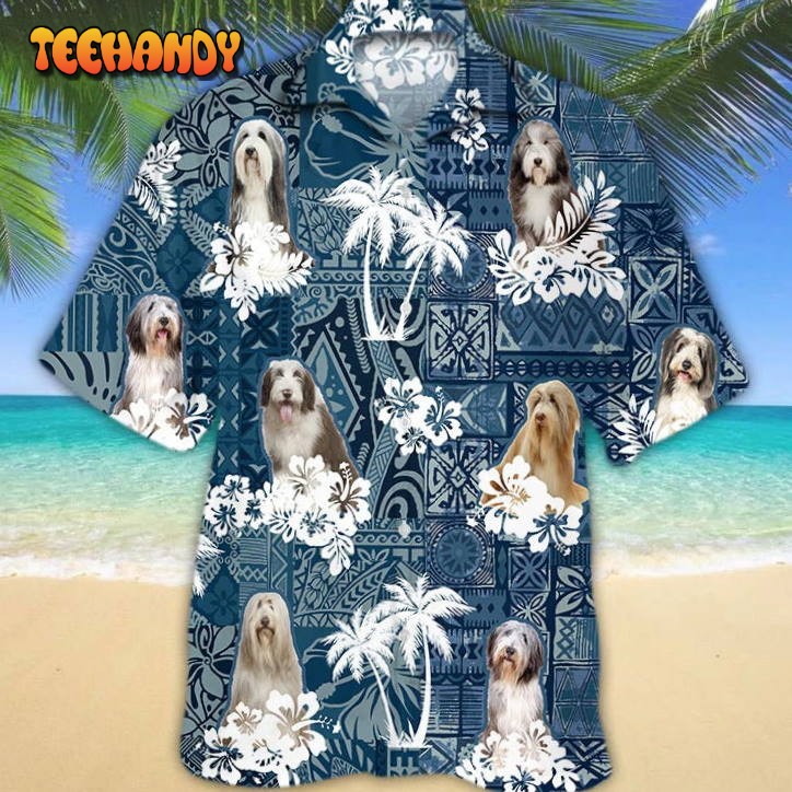 Bearded Collie Hawaiian Shirt, Dog Hawaii Summer Beach Shirts