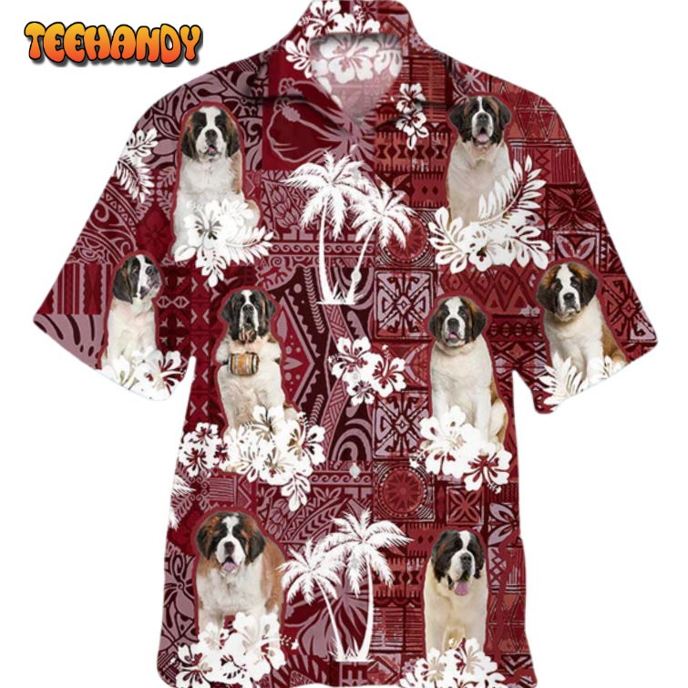 Bernard Hawaiian Shirt, Dog Hawaii Shirt