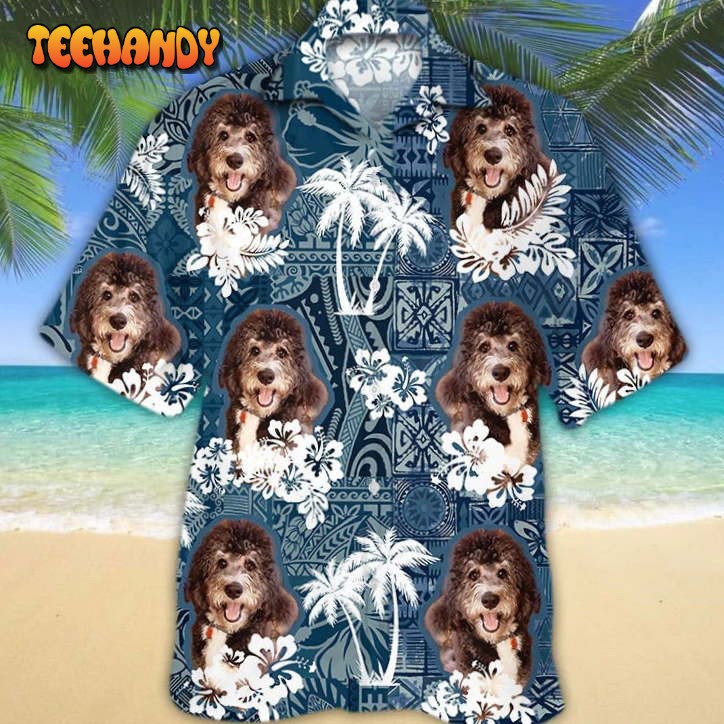 Bernedoodle Hawaiian Shirt Hawaiian Dog Shirts For Dad 3D Full Print Hawaii