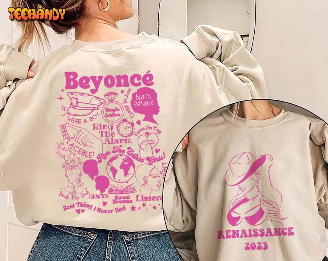 Beyonce Renaissance World Tour 2023 Double Side Shirt