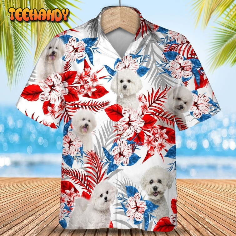 Bichon Frise Hawaiian Shirts, Dog Hawaiian Shirt Gift For Friends, Dog Lovers