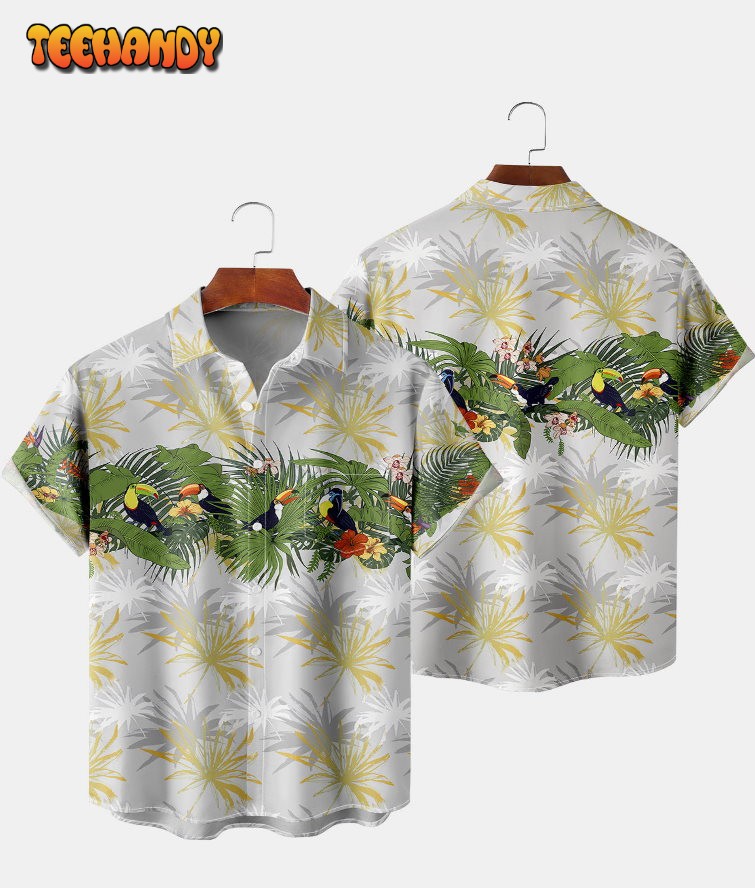 Bird Hawaiian Shirt, Bird Lovers Hawaii Shirt, Aloha Shirt, Beach Hawaii Shirt