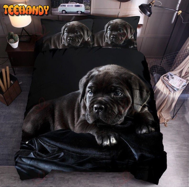 Black Labrador Puppy Bedding Sets