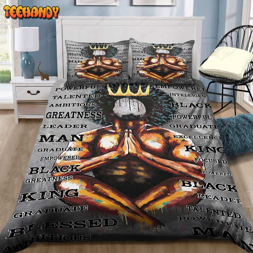 Black Man Black King Bedding Sets