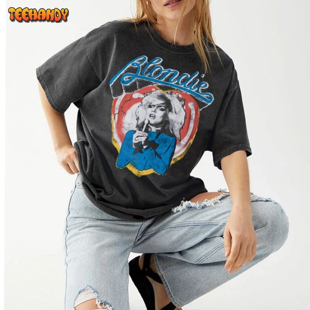 Blondie Shirt Rock Band Music Funny Vintage T-Shirt