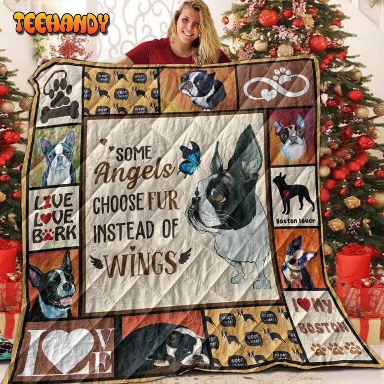 Boston Terrier Ppi Ppu Ppi 3D Quilt Blanket