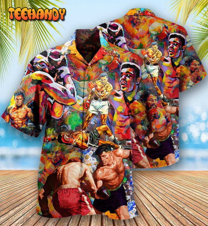 Boxing Is My Therapy Mix Color Hawaiian Shirt