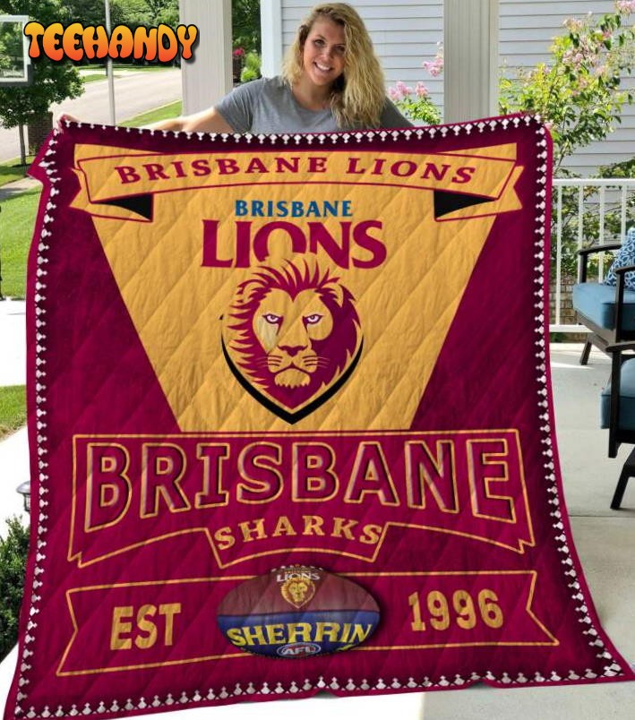 Brisbane Lions 3D Customized Quilt Blanket Fan Made