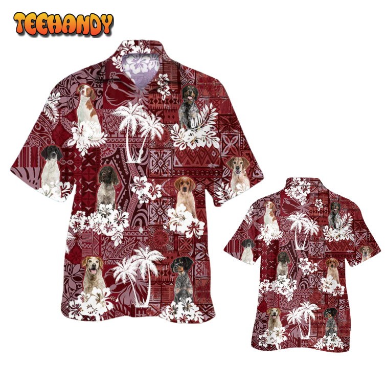 Brittany Spaniel Hawaiian Shirt, Dog All Over Printed Hawaiian Shirt Summer