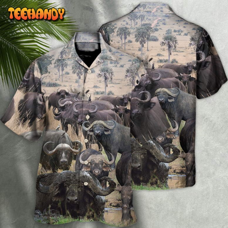 Buffalo This Is Our Happy Place Hawaiian Shirt