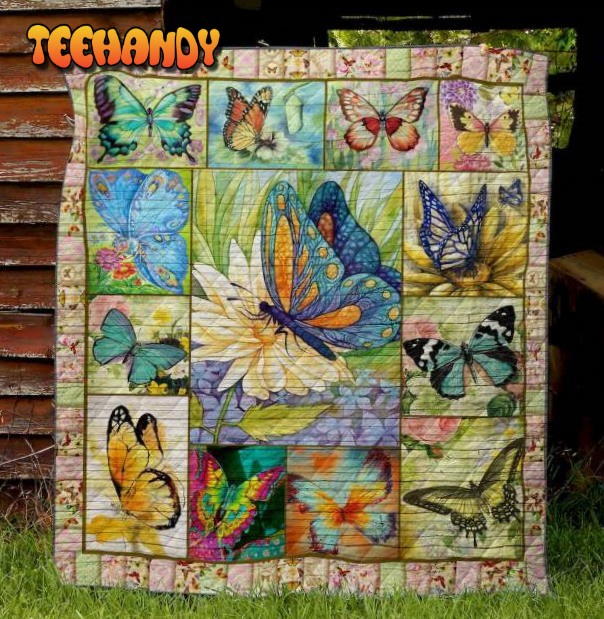 Butterfly Beautiful As Butterfly Christmas Gift 3D Quilt Blanket