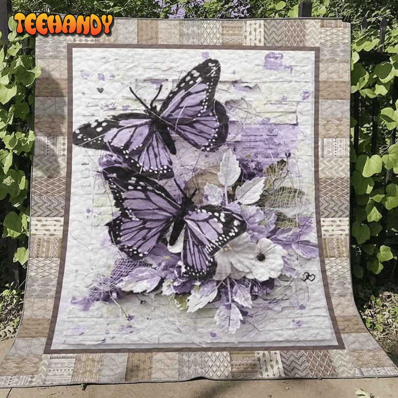 Butterfly Beautiful Butterfies 3D Quilt Blanket