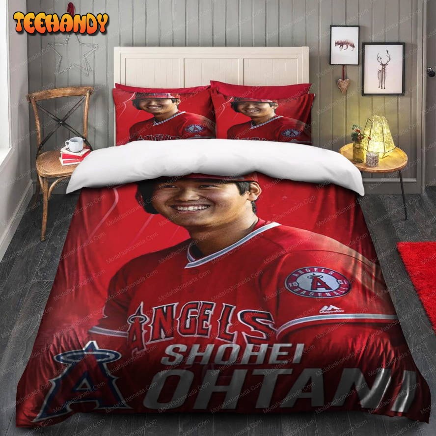 Buy Japanese Shohei Ohtani Los Angeles Angels MLB 30 Bedding Sets