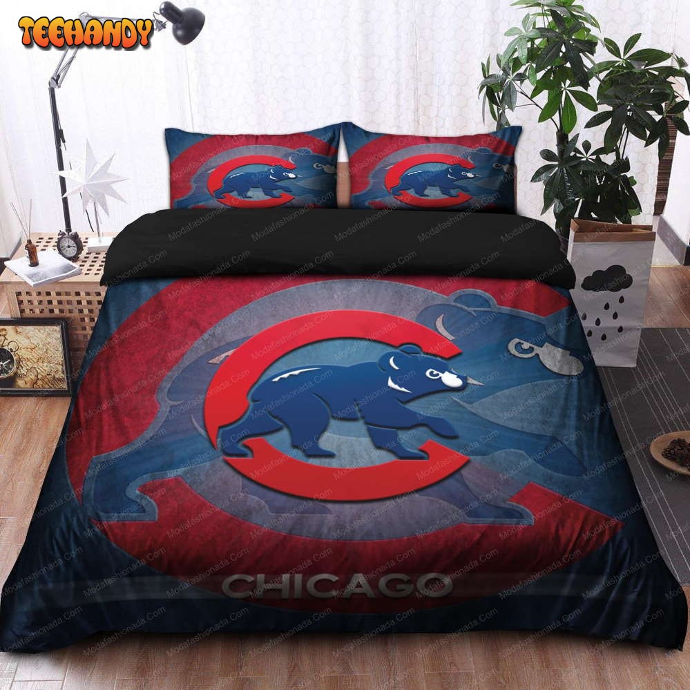 Buy Logo Chicago Cubs MLB 68 Bedding Sets