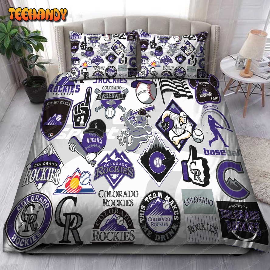 Buy Logo Colorado Rockies MLB 92 Bedding Sets