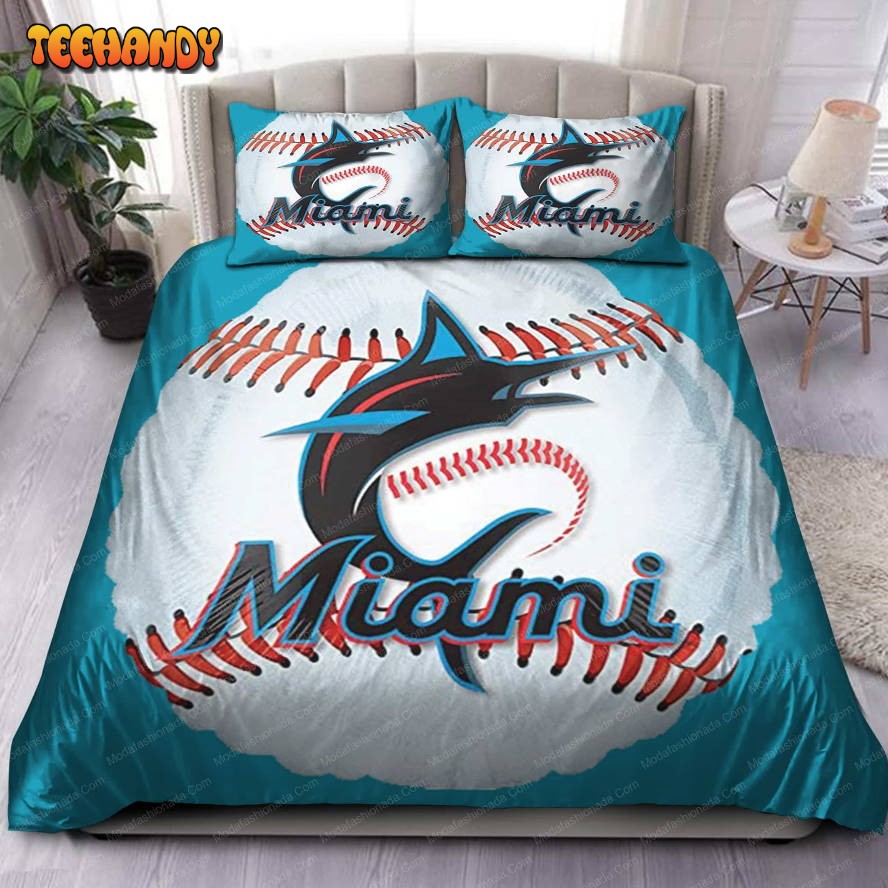 Buy Logo Miami Marlins MLB 113 Bedding Sets