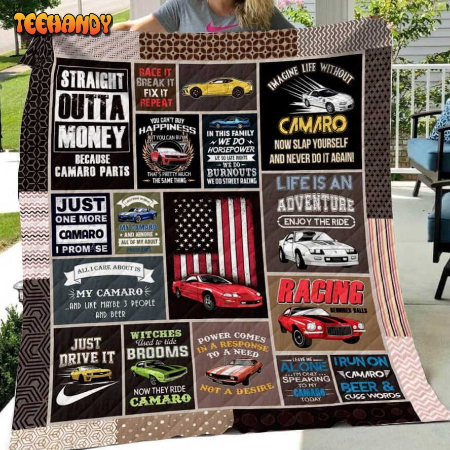 Camaro Collection Art 3D Customized Quilt Blanket