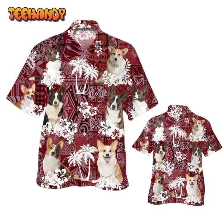 Cardigan Welsh Corgi Hawaiian Shirt, Pet Hawaiian Shirt Summer