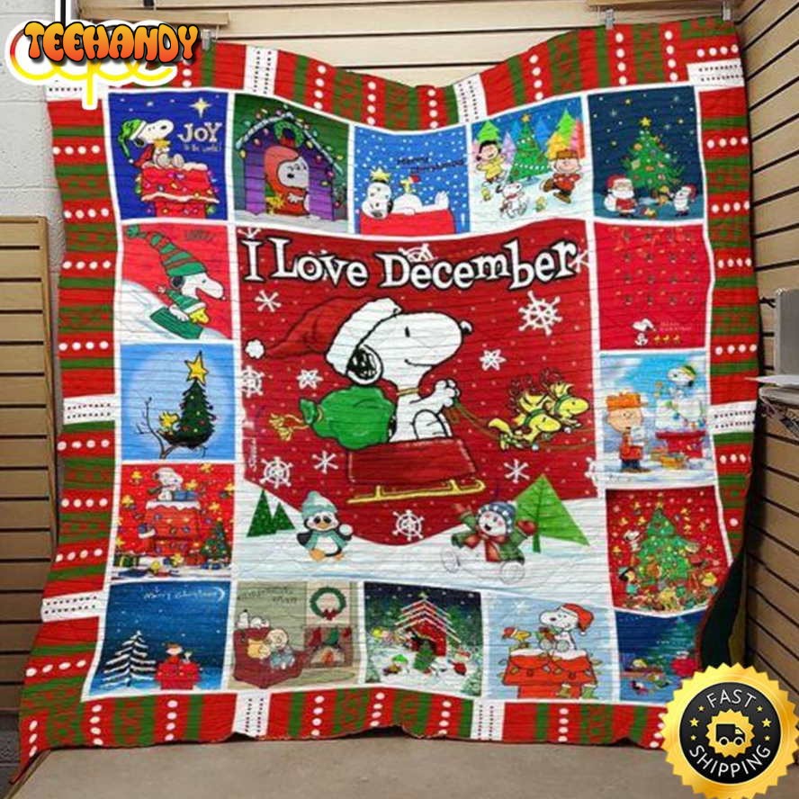 Celebrating Christmas With Snoopy Xmas Snoopy Blanket Christmas