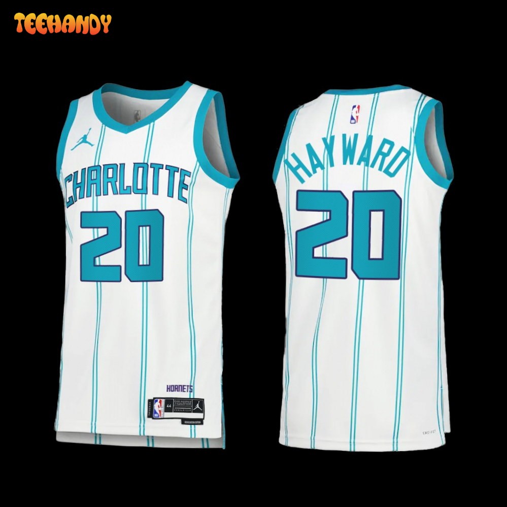 Charlotte Hornets Gordon Hayward 2022-23 White Association Jersey