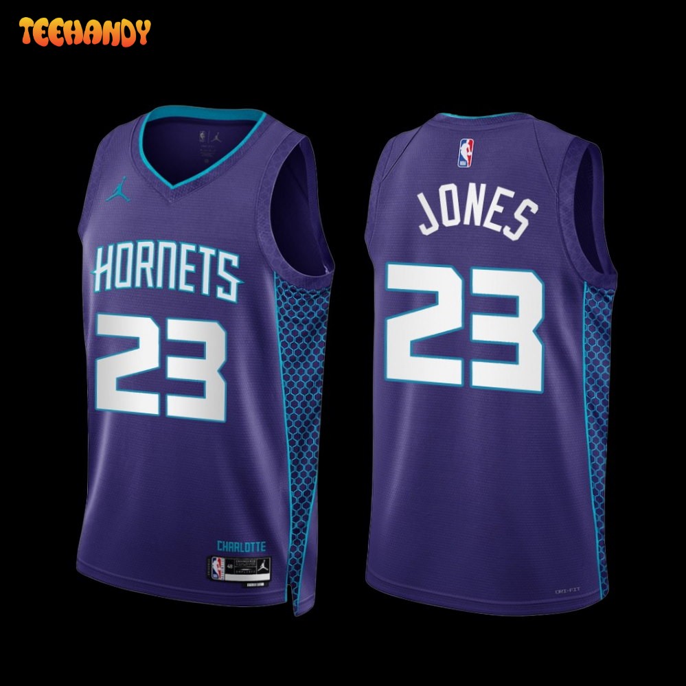 Charlotte Hornets Kai Jones 2022-23 Purple Statement Edition Jersey