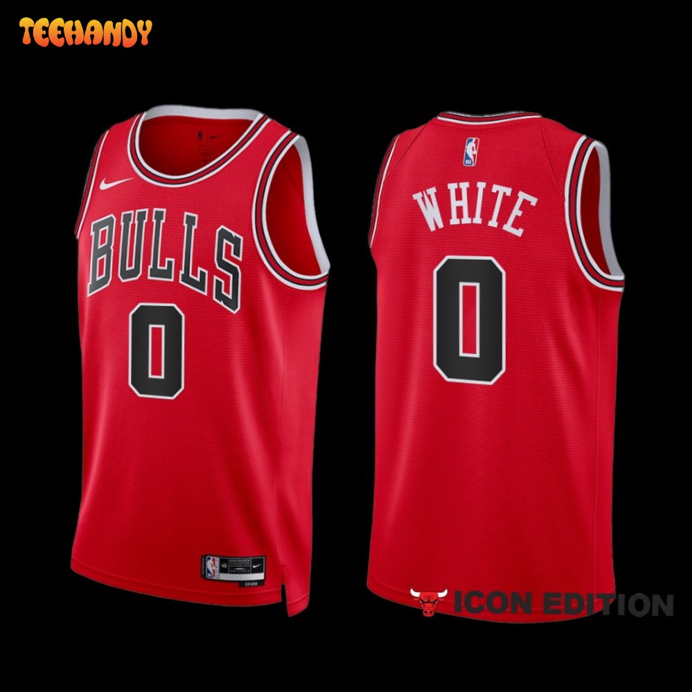 Chicago Bulls Coby White 2022-23 Red Icon Edition Jersey