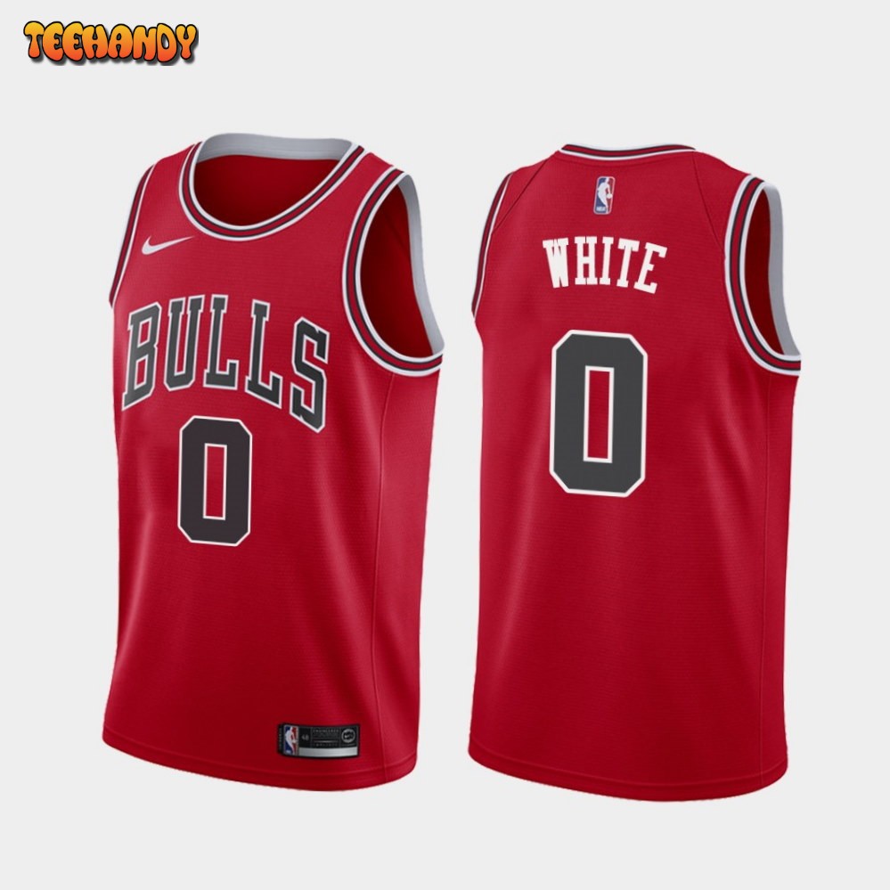 Chicago Bulls Coby White Red Icon Edition Jersey
