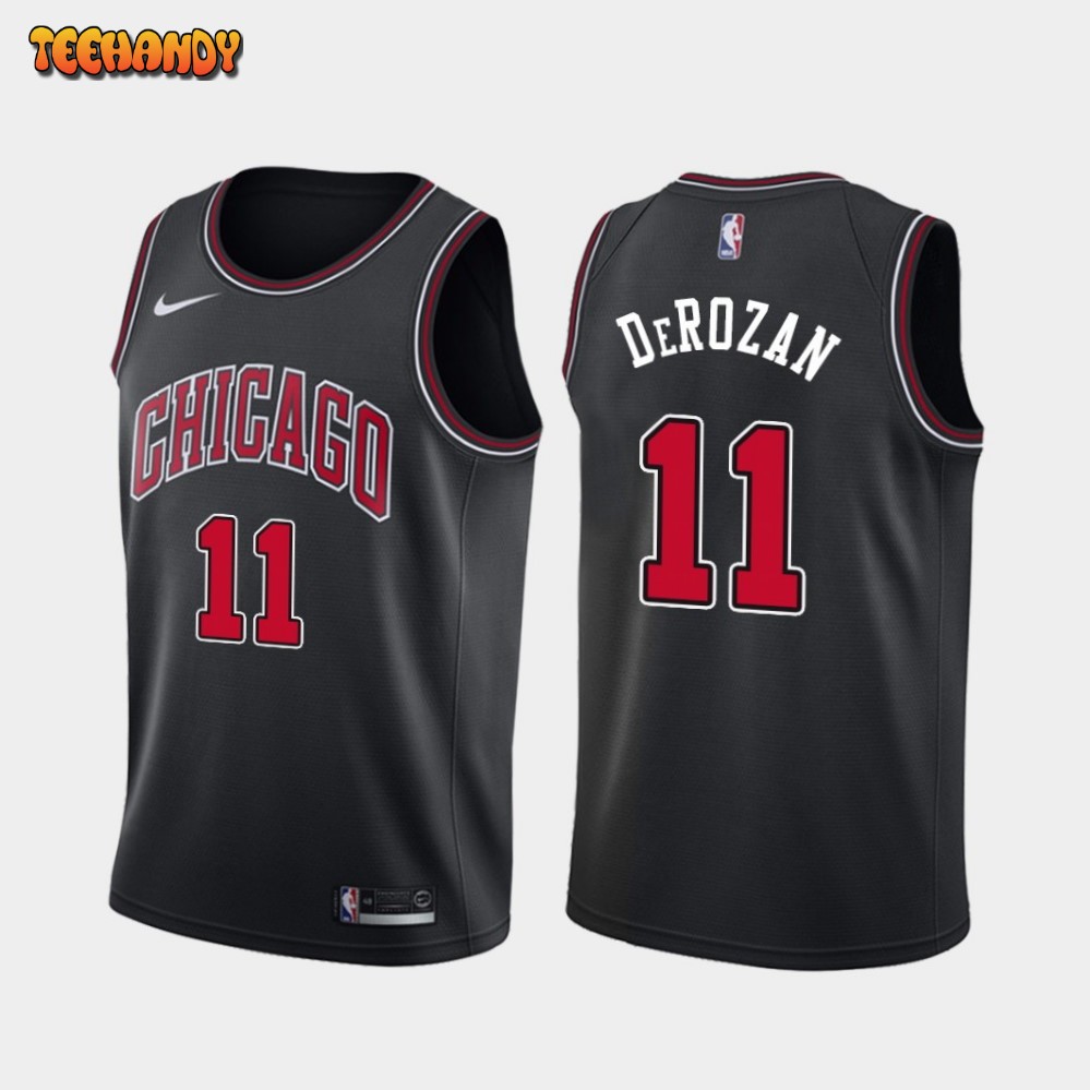 Chicago Bulls DeMar DeRozan Black Statement Edition Jersey