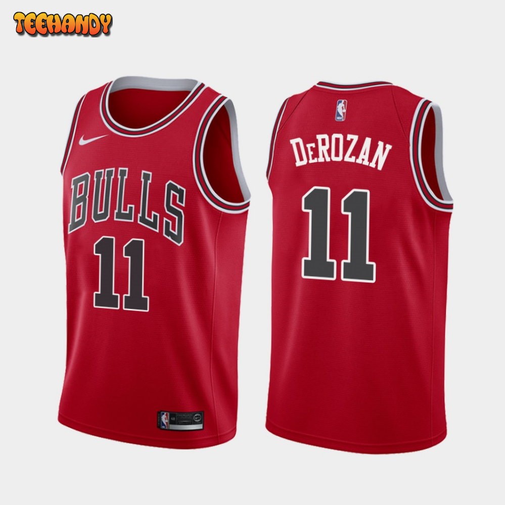 Chicago Bulls DeMar DeRozan Red Icon Edition Jersey