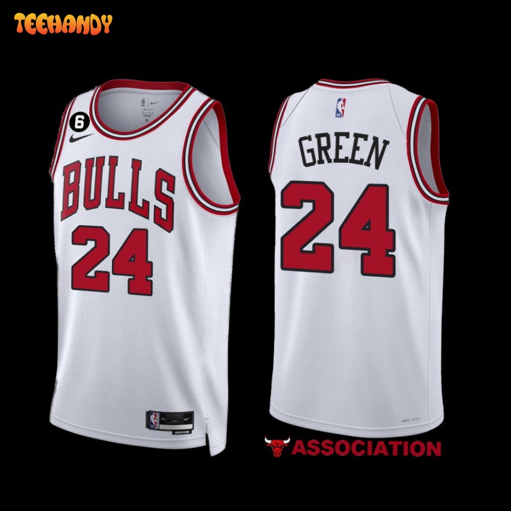 Chicago Bulls Javonte Green 2022-23 White Association Edition Jersey