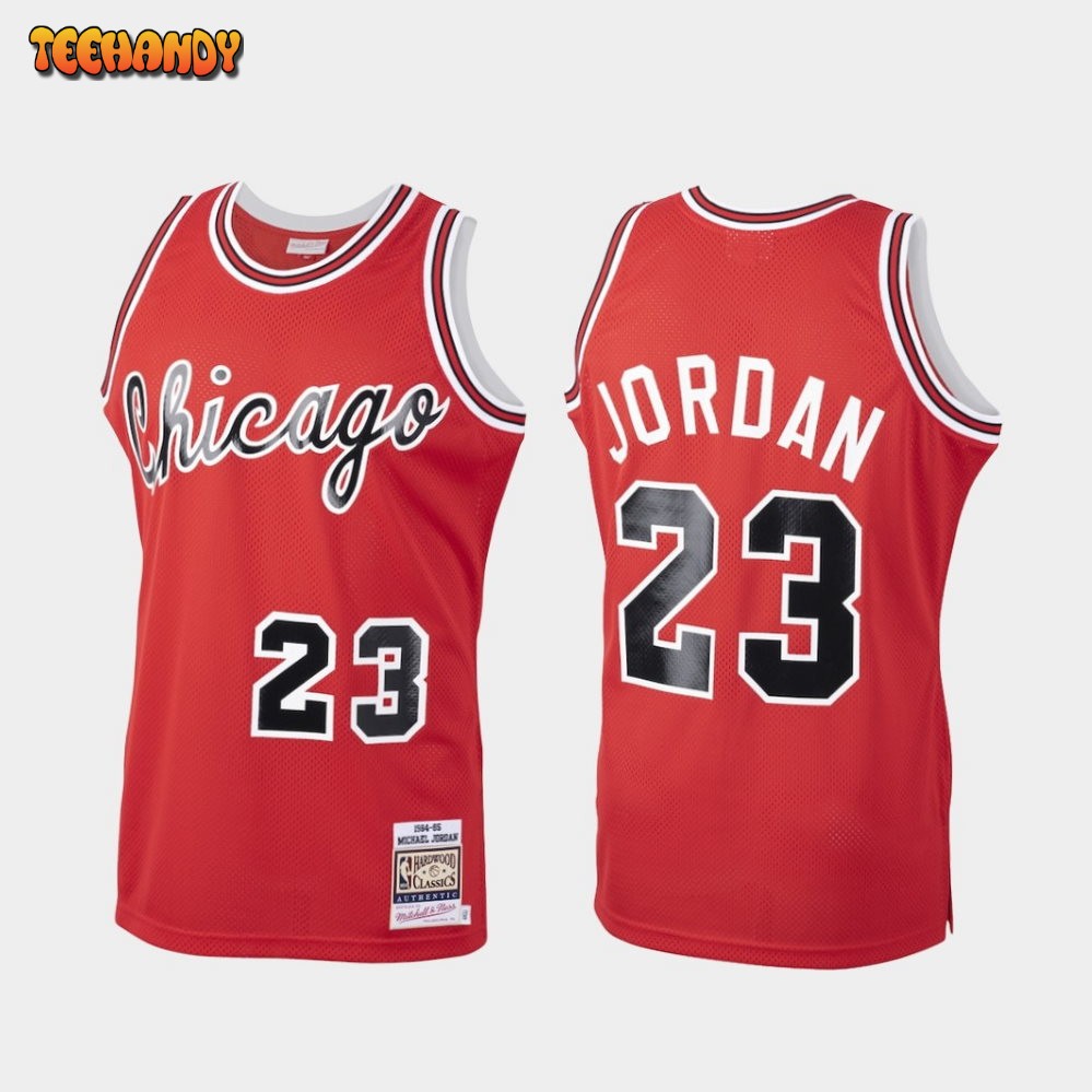 Chicago Bulls Michael Jordan Red Throwback Jersey