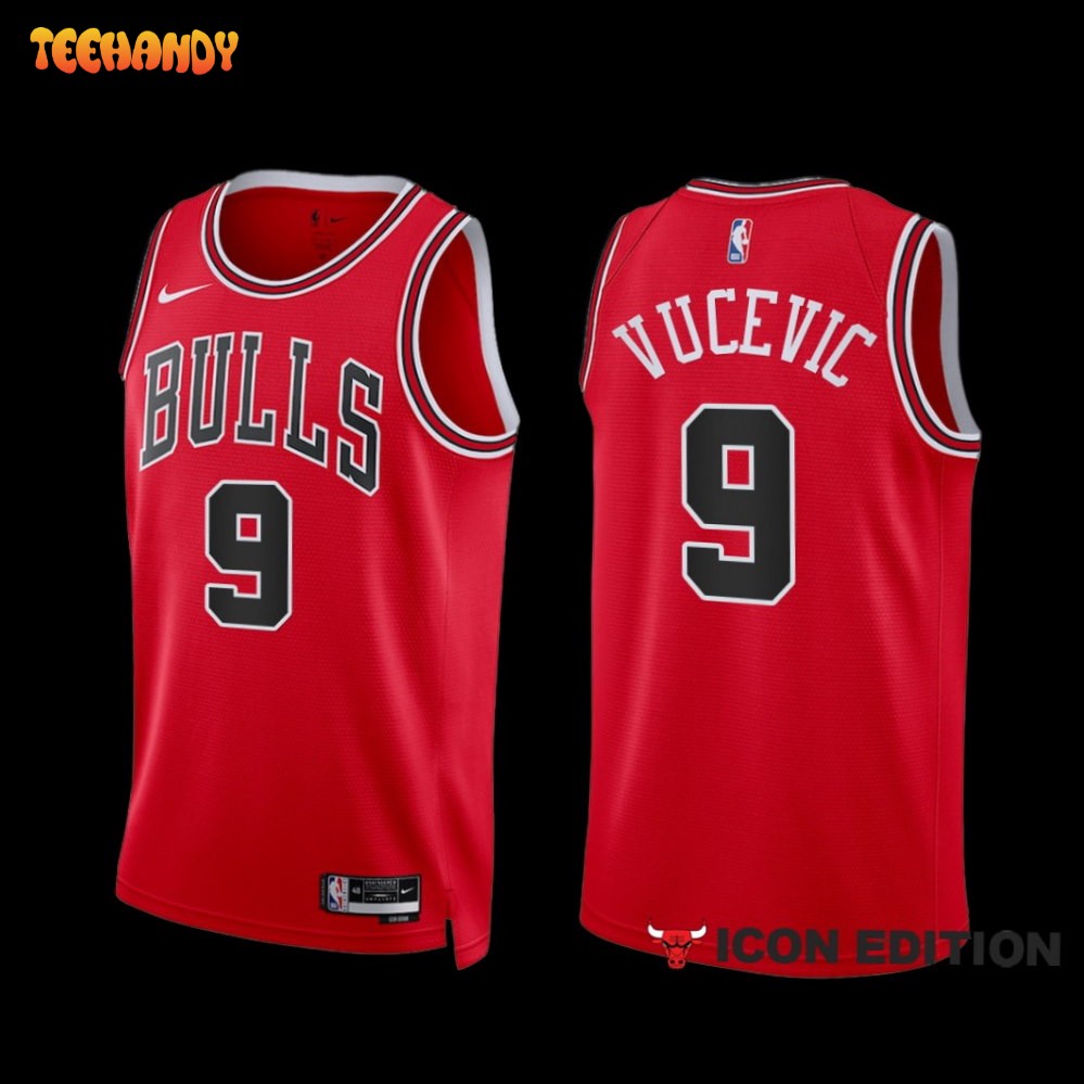 Chicago Bulls Nikola Vucevic 2022-23 Red Icon Edition Jersey