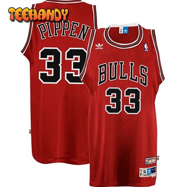 Chicago Bulls Scottie Pippen Red Throwback Jersey