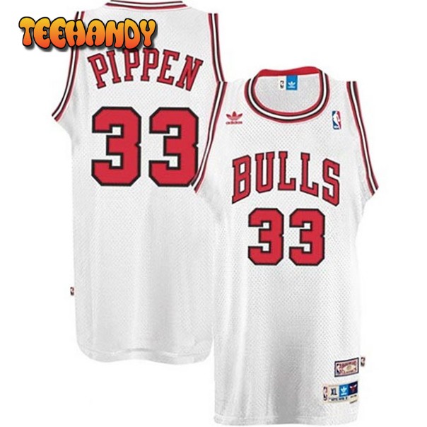 Chicago Bulls Scottie Pippen White Vintage Jersey